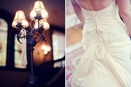 vintage wedding details