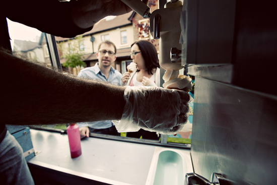 Claire + Eddie Eat IceCream | An Irish Engagement