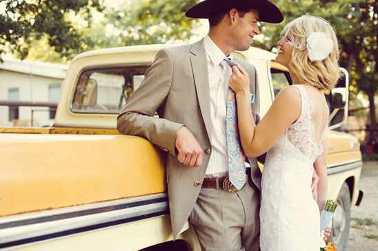 Ranch Style Wedding Overflowing With Glamour