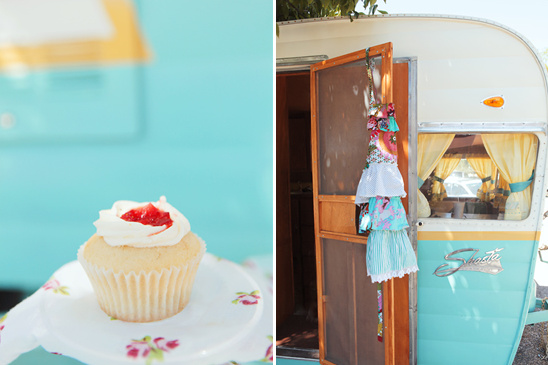 Vintage Airstream Engagement Shoot