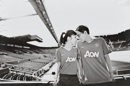 Manchester Stadium Wedding Engagment From Hong Photography Studio