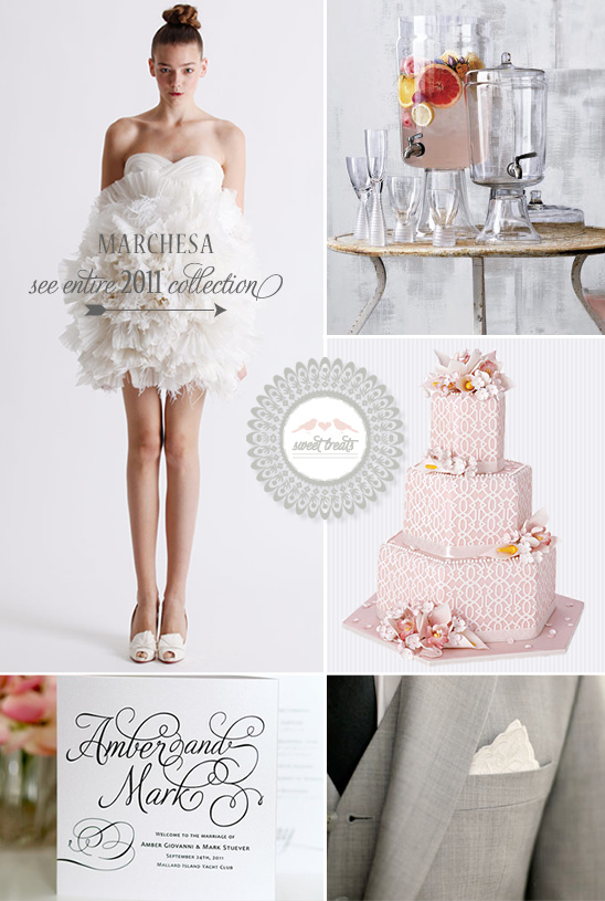 Sweet Treats + Marchesa 2011 Wedding Dresses