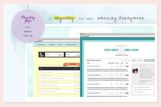 Customized Wedding Websites From Wedding JoJo