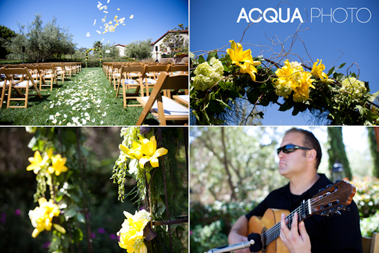 Estancia La Jolla Wedding Bird's Nest Nature Theme