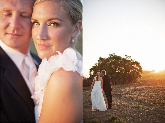 Sweet backyard wedding by Heather Elizabeth Photography