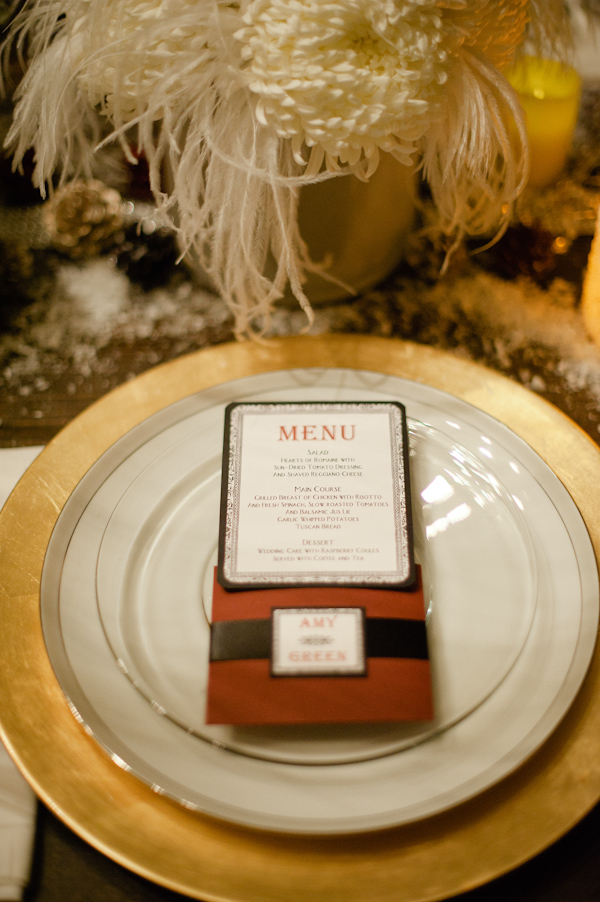 Winter Wedding tablescape