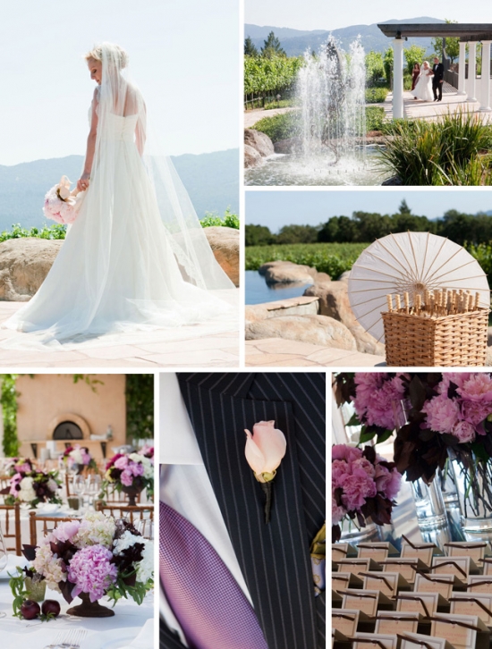 I Do Venues Design Inspiration: Napa Loves Lilac