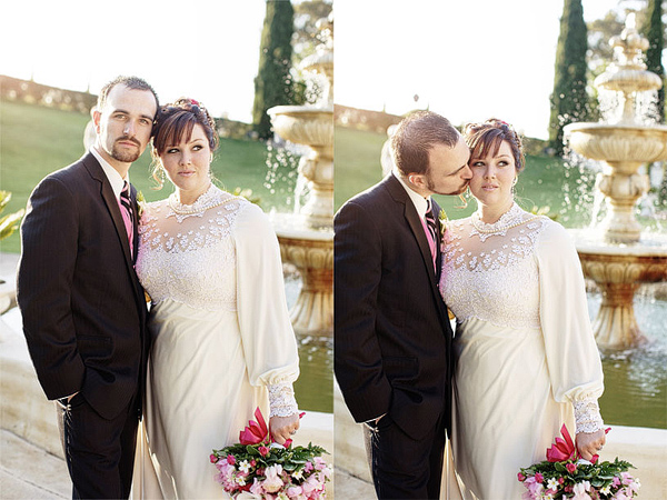 Classic Vintage Pink Wedding at the Grand Island Mansion