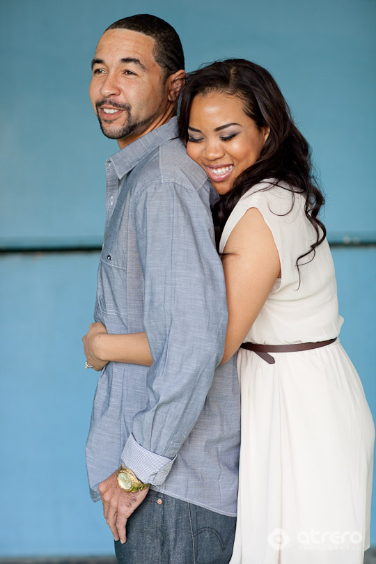 downtown san diego engagement session