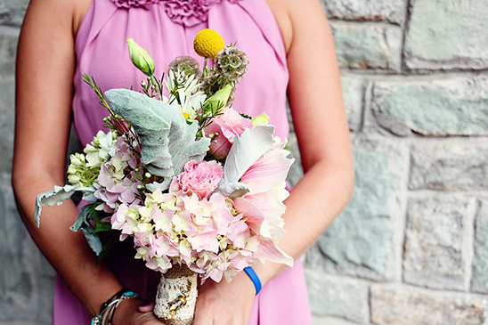 North Carolina Pink And Blue Vintage Wedding