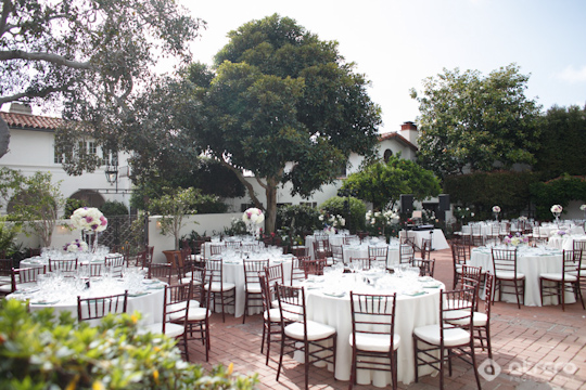 Lavendar and Sage colored La Jolla Wedding