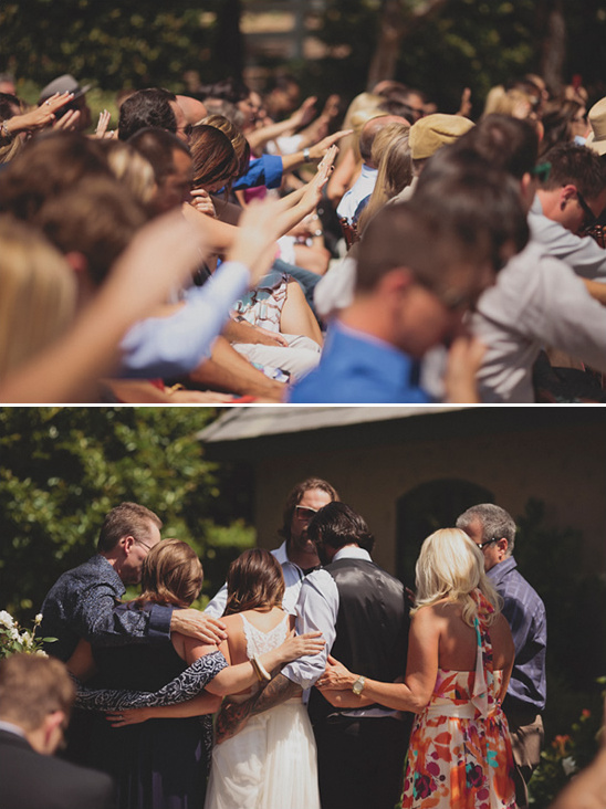 Woodsy Boho Chic Backyard Wedding