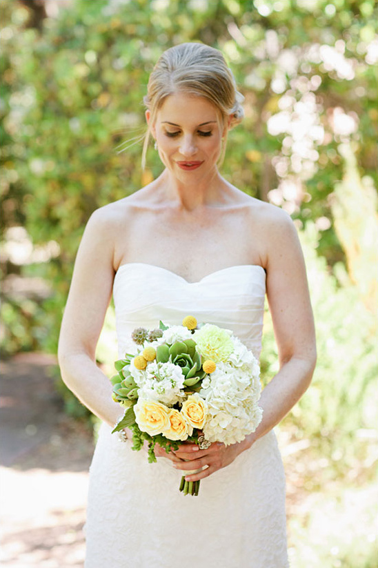 Gray, Green And Yellow Wedding