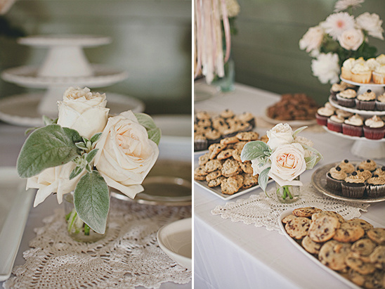 Pink And White Shabby Chic Wedding