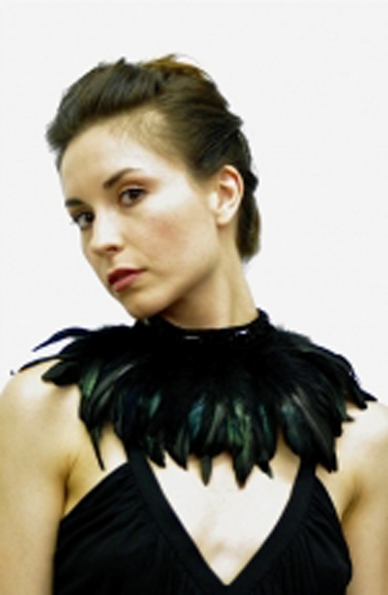 Silk Velvet w/coque Feathers - Mina Mann