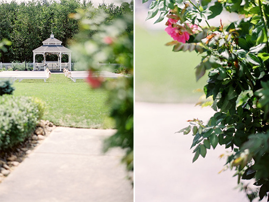 Wisconsin Bling And Burlap Garden Wedding