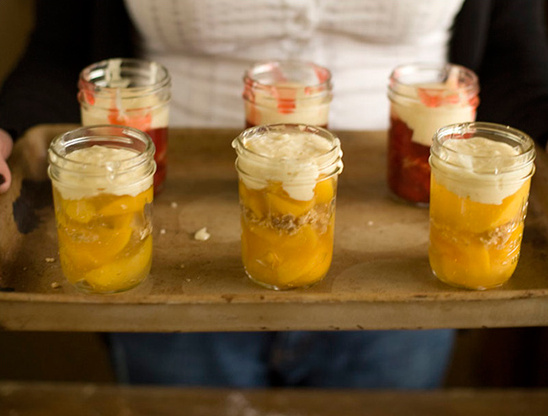 Mason Jar Cobbler/Crisp Recipe + Free Printable