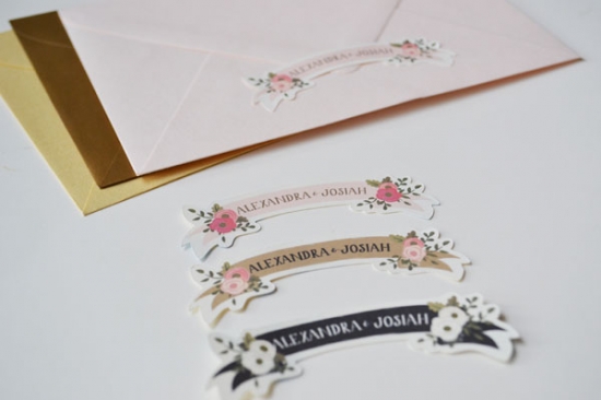 Dreamy Custom Wedding Labels & Such