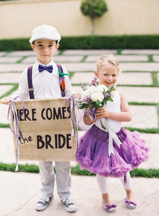 flower girl and ring bearer looks