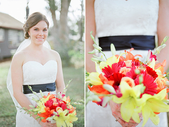 red orange and yellow bouquet