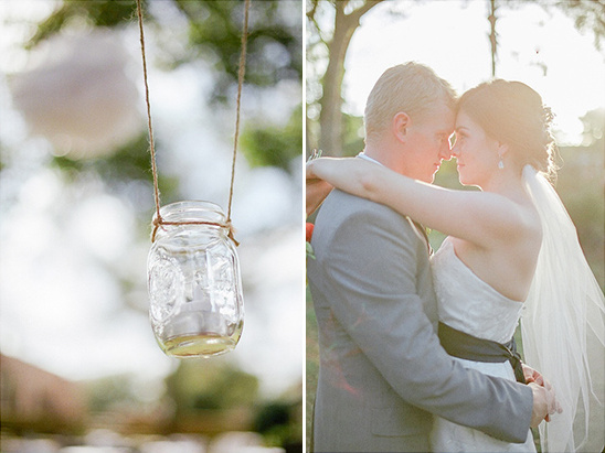 hanging mason jars