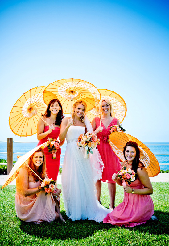 pink bridesmaid dresses