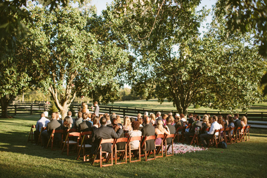 outdoor wedding ceremony at Southall Eden