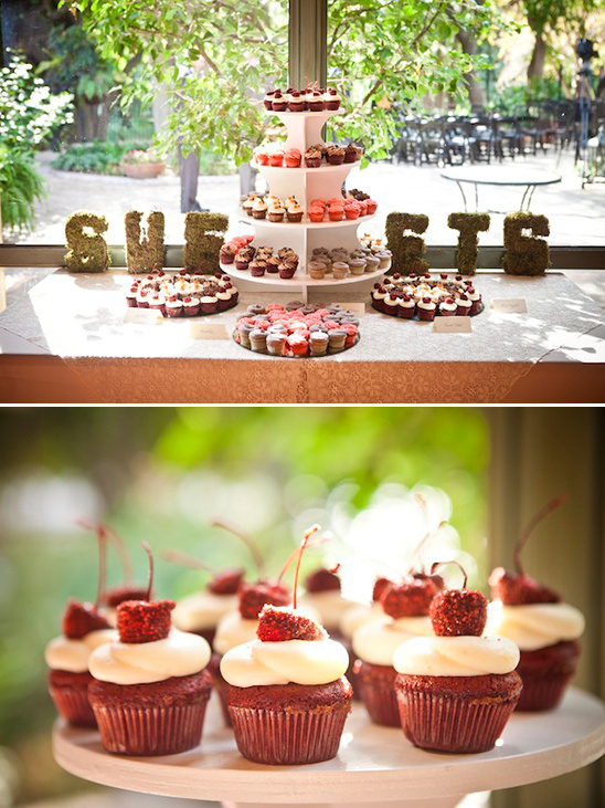 cupcake table by Kate's Frosting