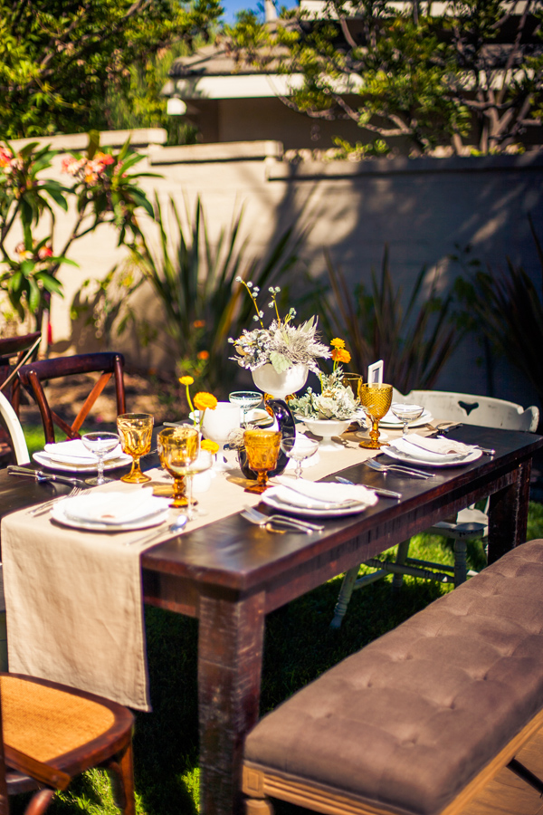 vintage-yellow-and-gray-bridal-shower