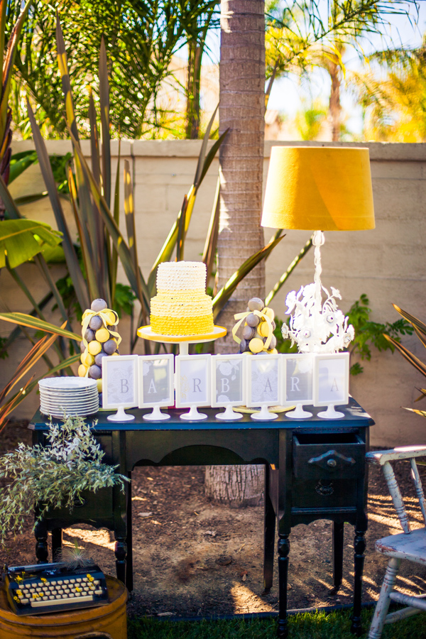 vintage-yellow-and-gray-bridal-shower