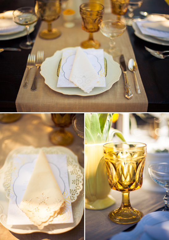 vintage place setting ideas