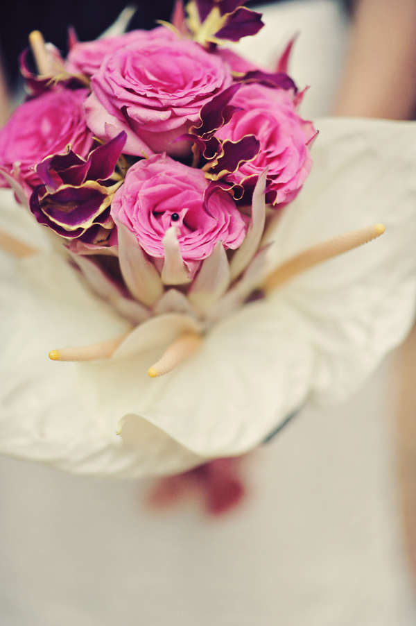 vintage-pink-and-black-wedding