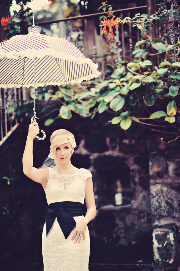 vintage-pink-and-black-wedding