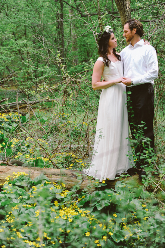 Springtime Woodland Wedding Inspiration
