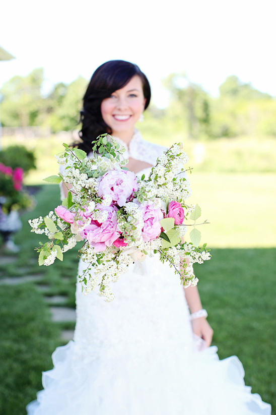 pink and white bouquet