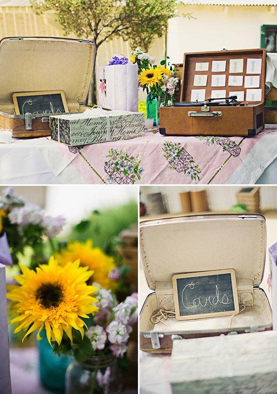 wedding card table