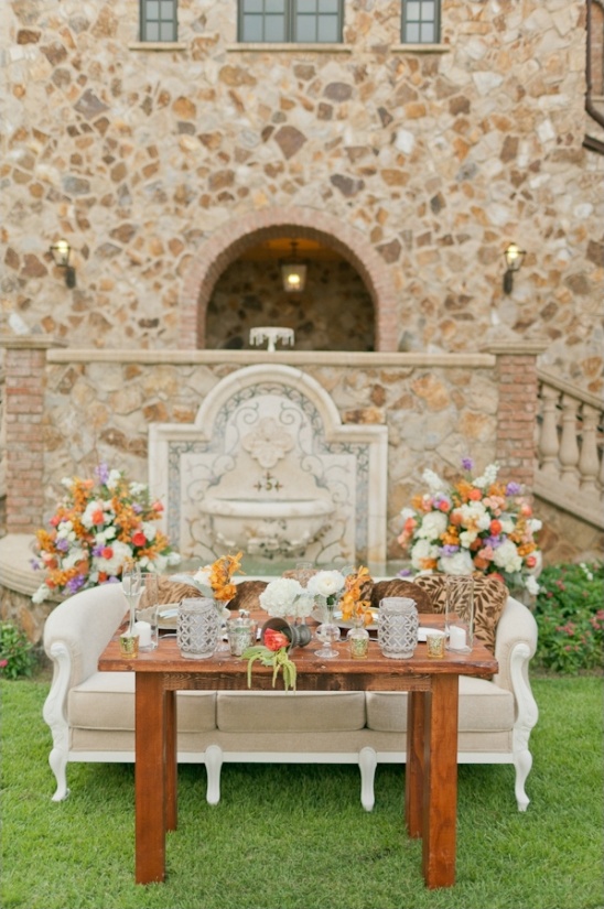 sweetheart couch and table