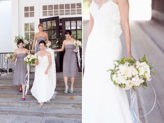 white wedding bouquets