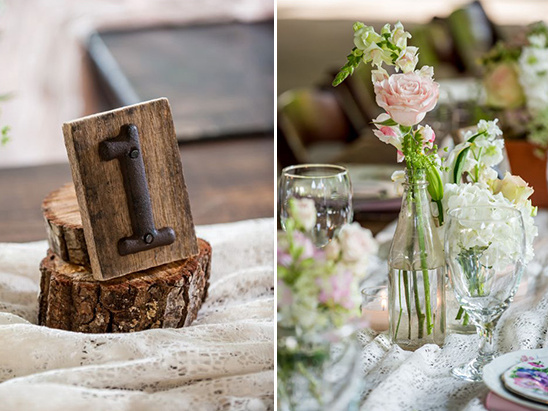 rustic table numbers