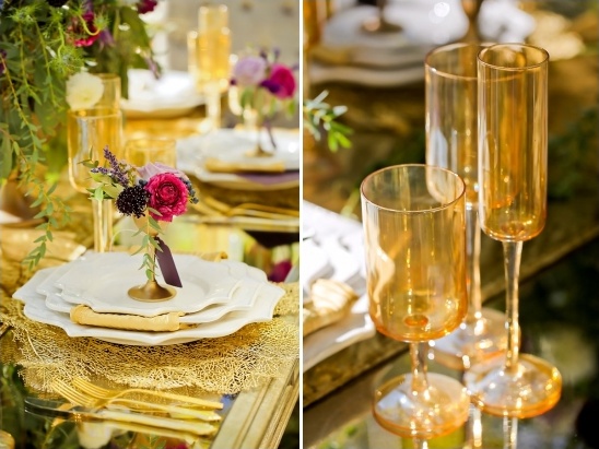 gold wedding ideas