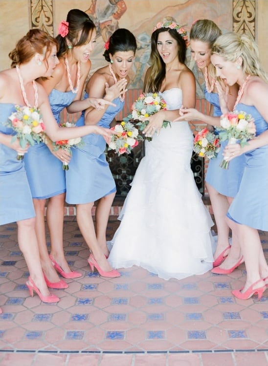 periwinkle bridesmaid dresses