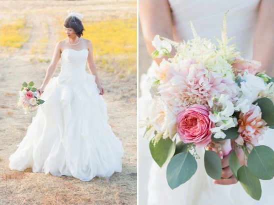 pastel wedding bouquet