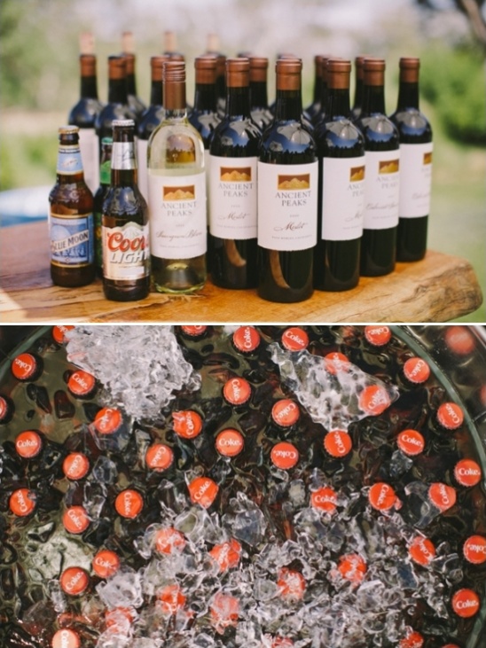 cool wedding refreshments