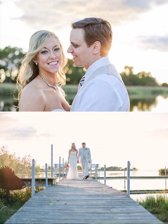 east coast bride and groom