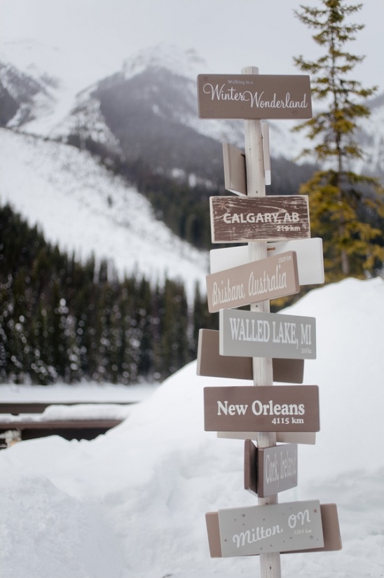 winter wonderland sign