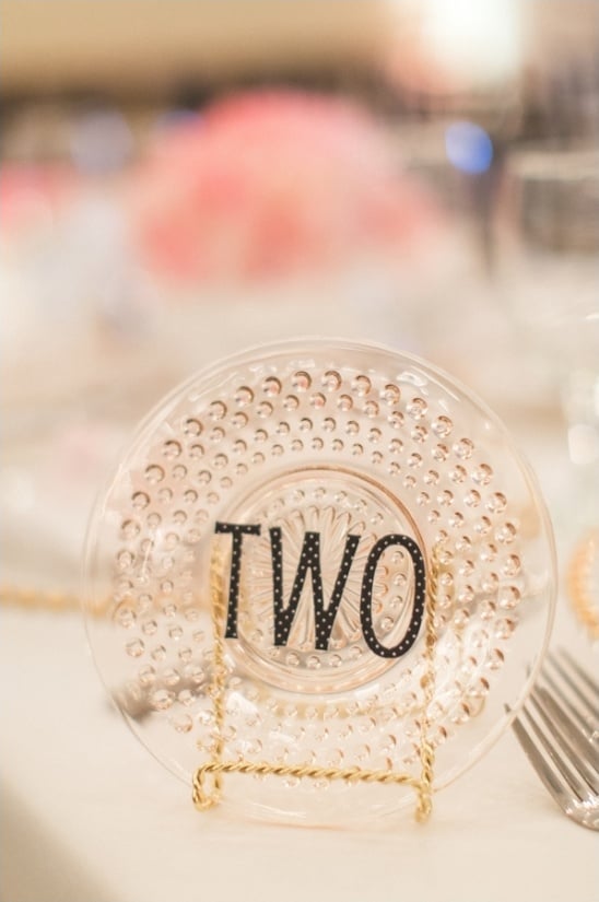 plate table numbers