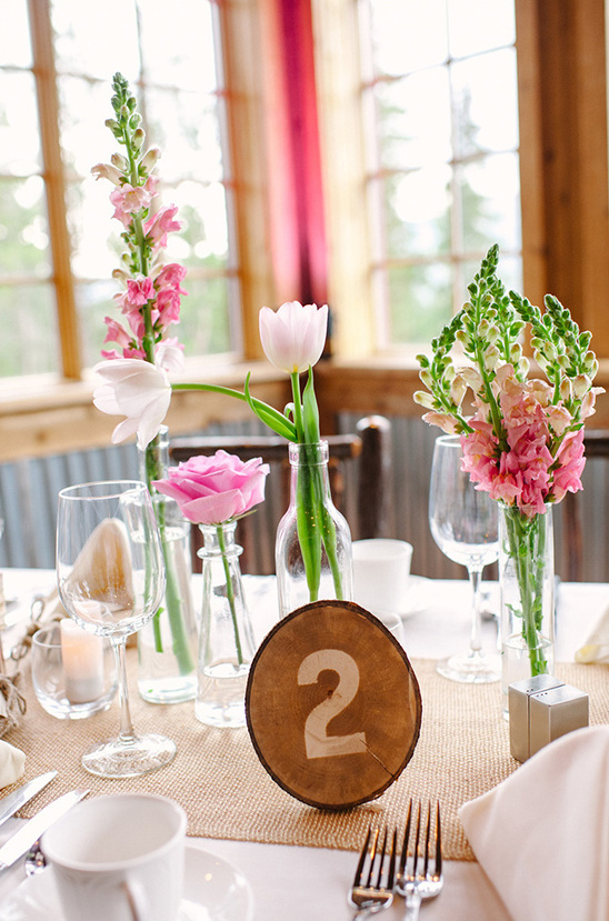 wooden table numbers