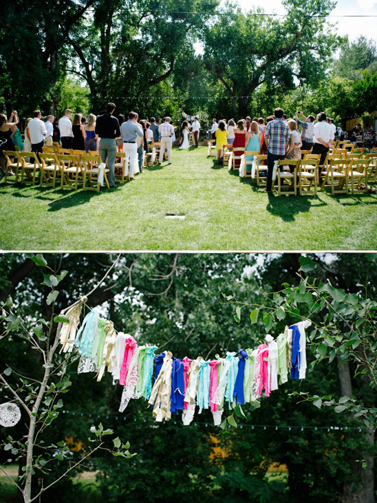 outdoor wedding ceremony