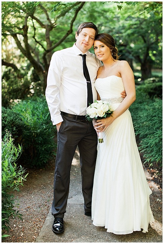 Sweet Oregon Park Wedding