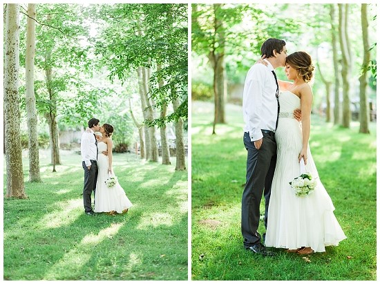 Sweet Oregon Park Wedding